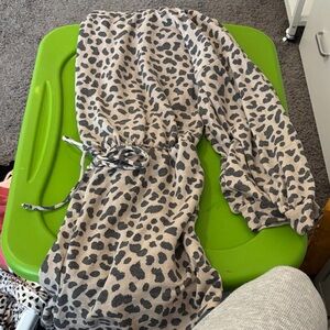 Leopard Print Romper